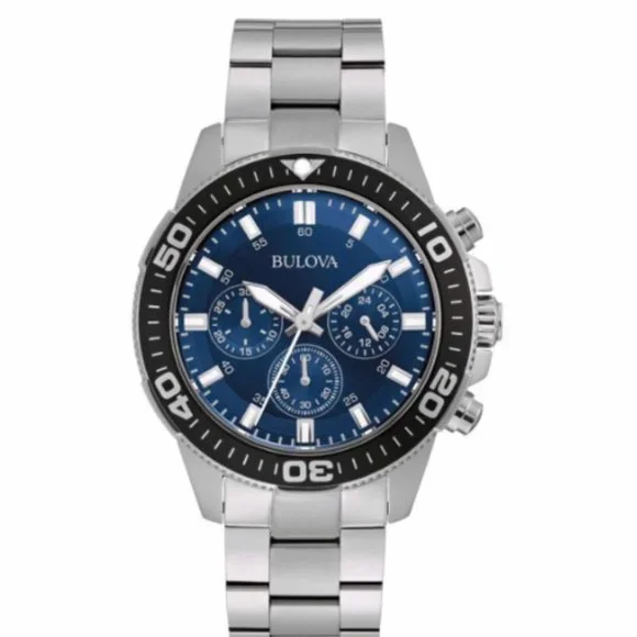 NEW! Bulova Men's Blue Dial 42mm Quartz Watch